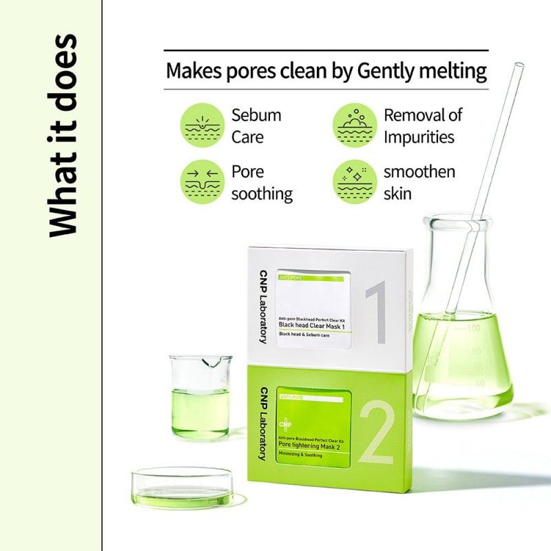 CNP Laboratory Anti-Pore Blackhead 3+1 Clear Kit