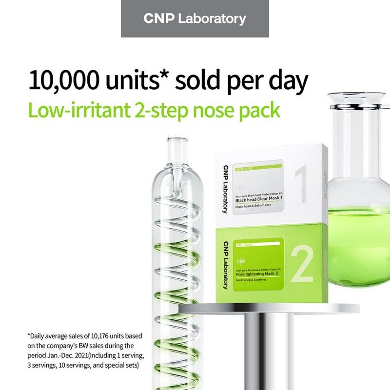 CNP Laboratory Anti-Pore Blackhead 3+1 Clear Kit