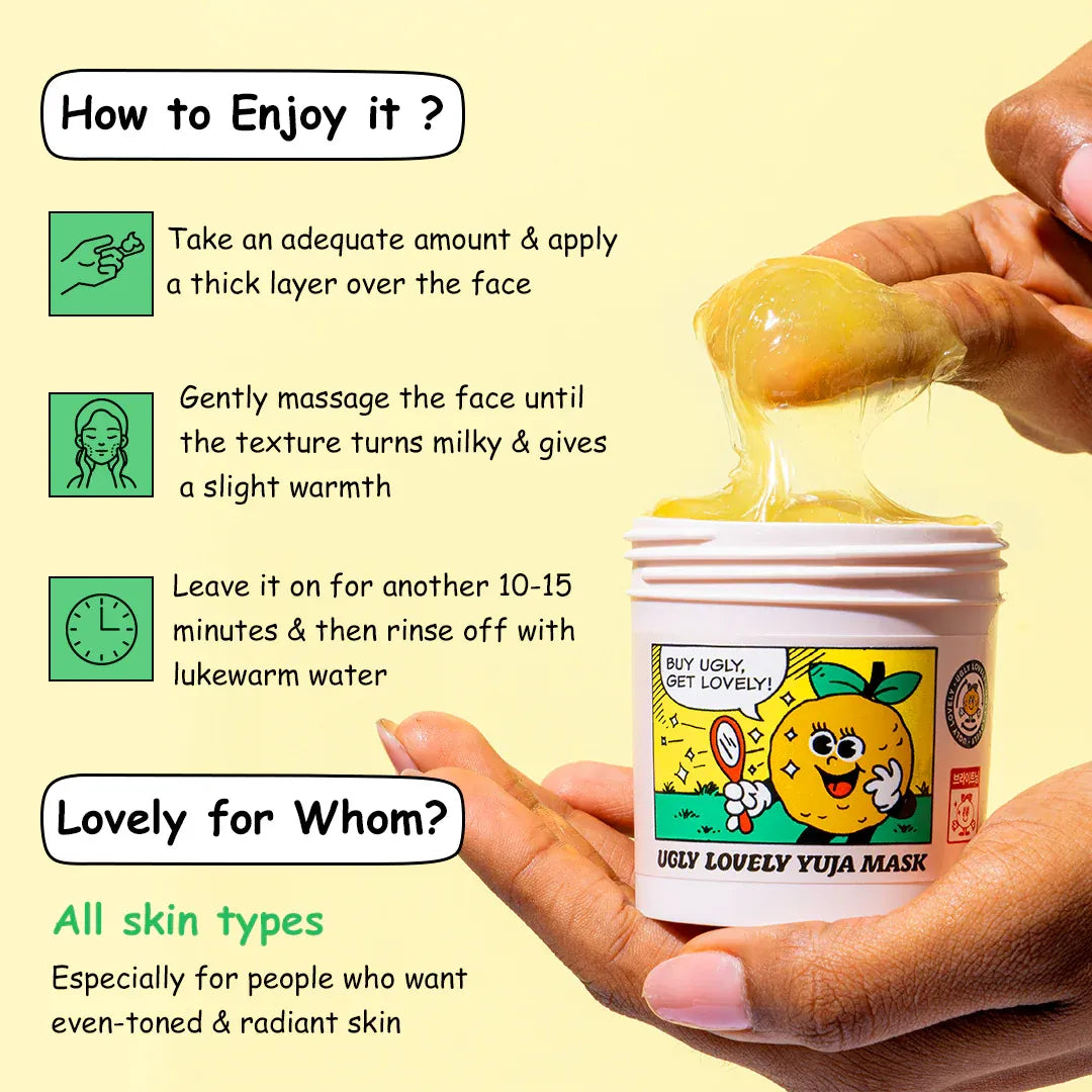 Ugly Lovely Yuja Wash Off Mask 100ml