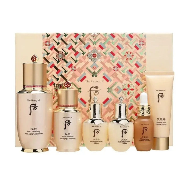 Whoo后密贴自生精华两件套