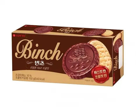 Lotte Binch Chocolate Biscuits 102g