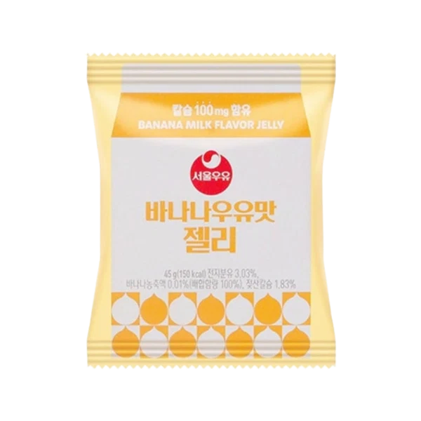 Seoul Milk Banana Milk Flavor Jelly 45g