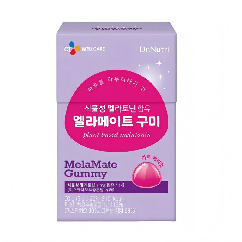 CJ Wellcare Dr.Nutri MelaMate Plant-Based Melatonin Gummy 20pcs