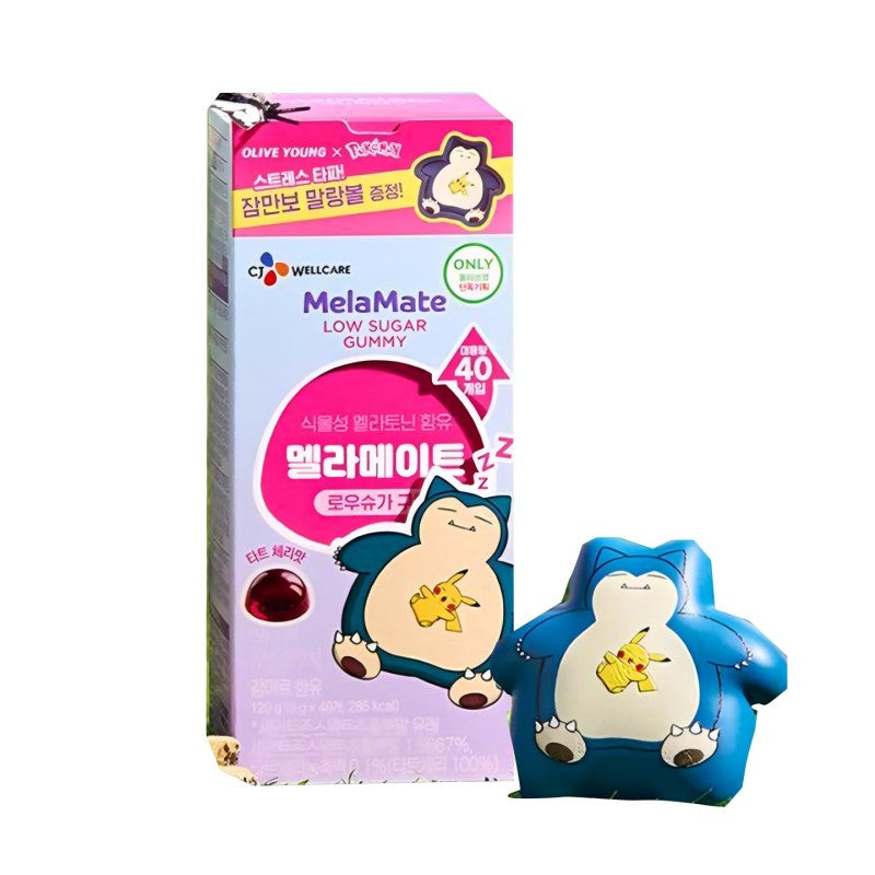 MelaMate x Pokemon Plant-Based Melatonin Gummy 40pcs