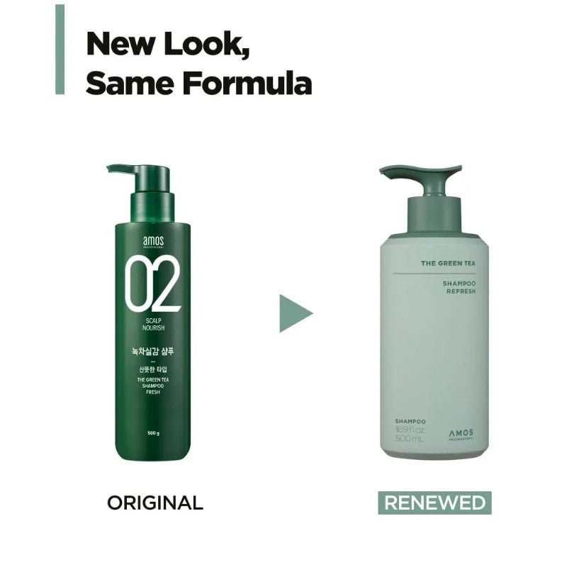 Amos Professional The Green Tea Refresh Shampoo 500ml