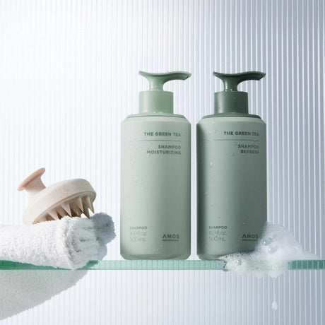 Amos The Green Shampoo Moisturizing For Dry Hair 500ml