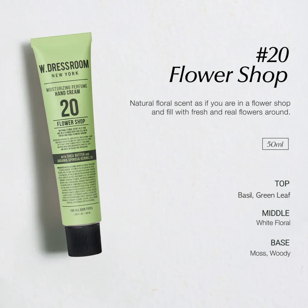 W.Dressroom保湿香氛护手霜No.20街角花店 50ml