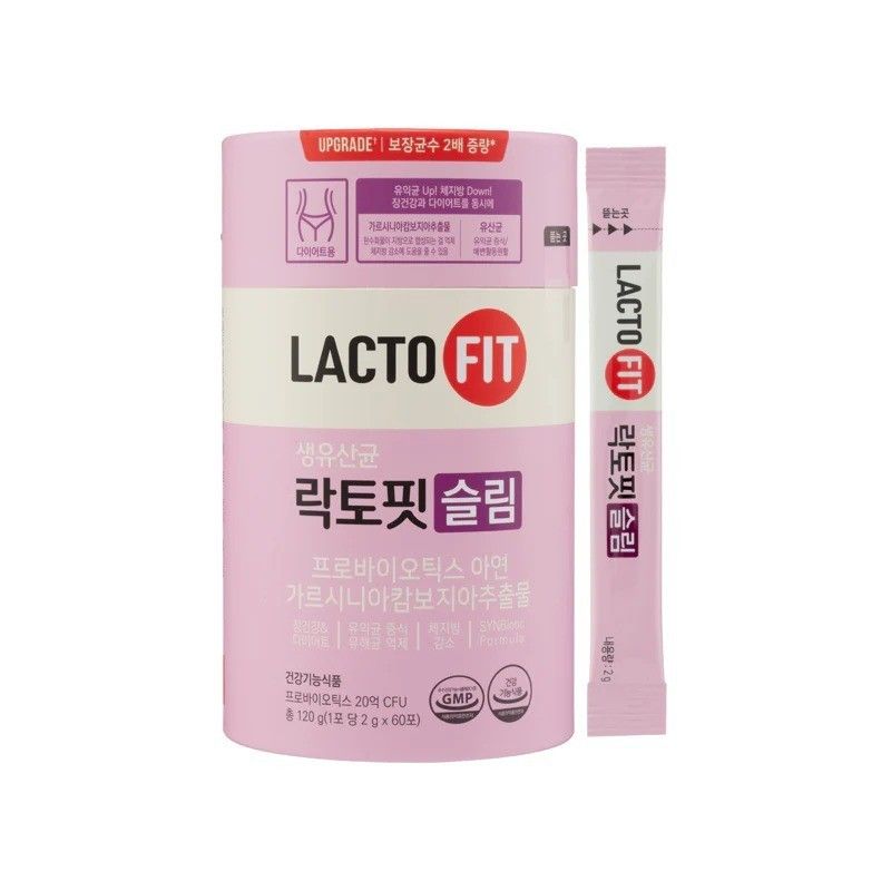 Lacto-Fit钟根堂肠道健康益生菌粉色瘦身版 50条