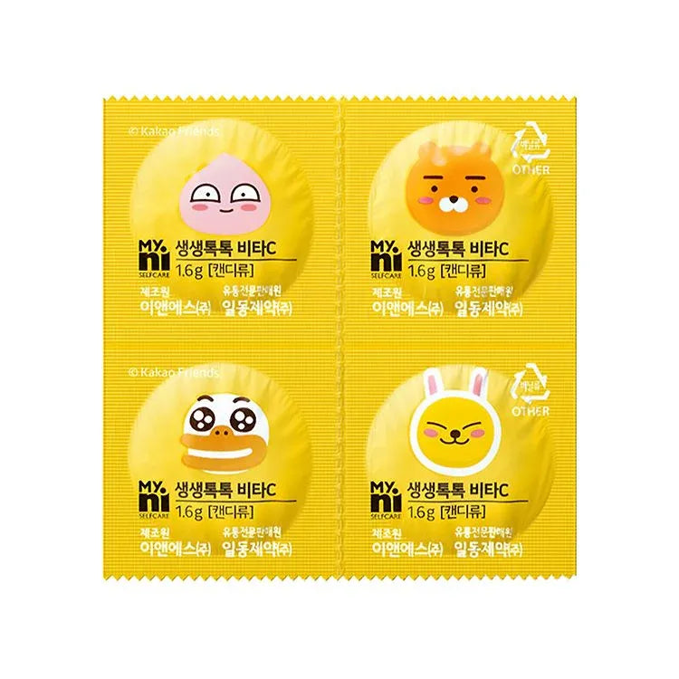 Myni Kakao Friends天然维C咀嚼片 172.8g