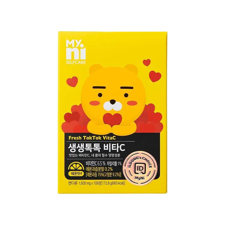 Myni Kakao Friends天然维C咀嚼片 172.8g