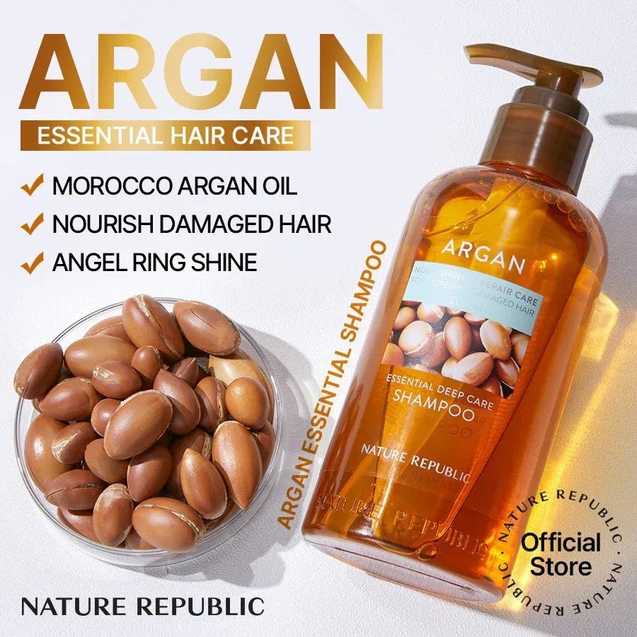 Nature Republic自然乐园摩洛哥坚果精华深层护理洗发水 300ml