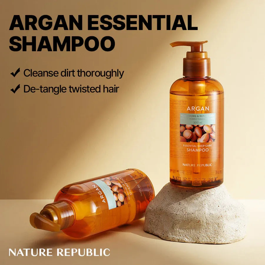 Nature Republic自然乐园摩洛哥坚果精华深层护理洗发水 300ml