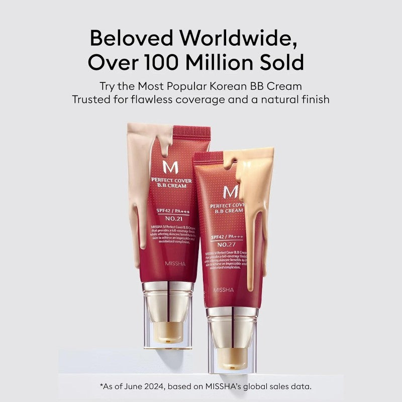 Missha M Perfect Cover BB Cream Spf42/Pa+++ #21 Light Beige