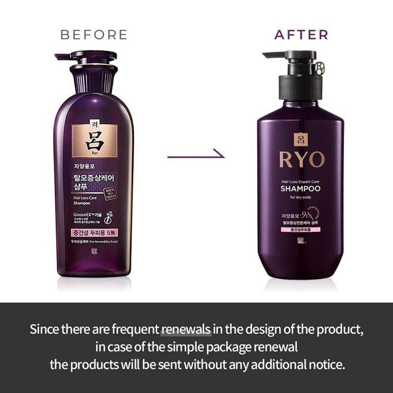 Ryo Hair Loss Care Shampoo For Sensitive Scalp 400ml
