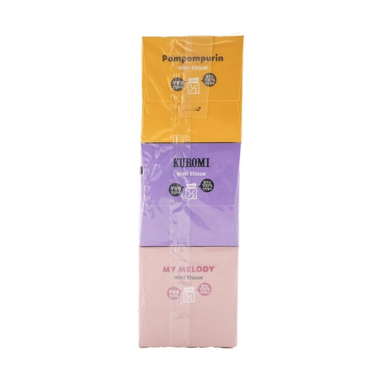 Sanrio Facial Tissues Hello Kitty & Friends 130pcs*6