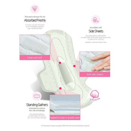 LG Guiaerang Sofy Sanitary Pads Body Fit Herbal Overnight 420mm 10pcs