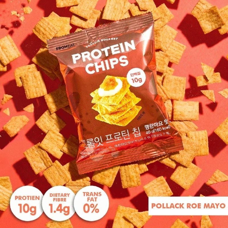 Fromeat非油炸蛋白质饼干麻辣烧烤味 40g