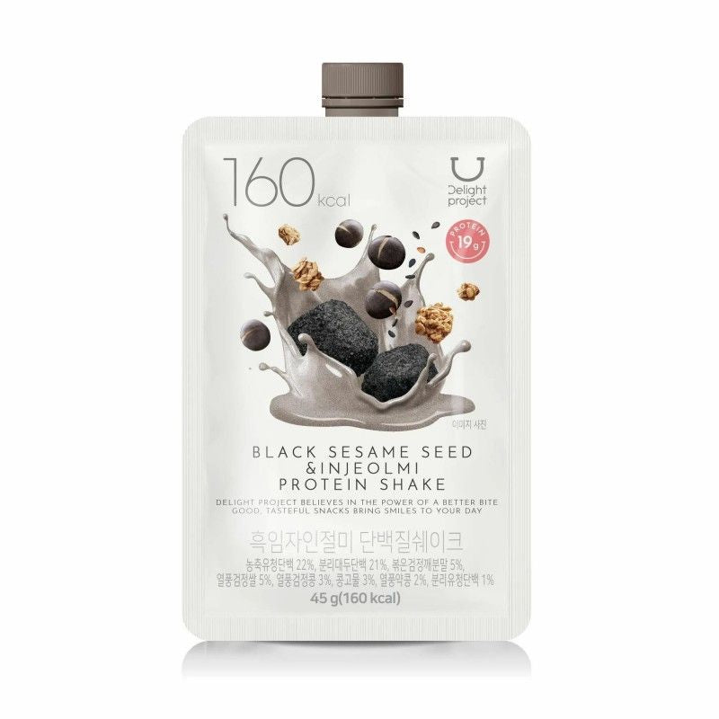 Delight Project Black Sesame & Injeolmi Protein Shake 45g