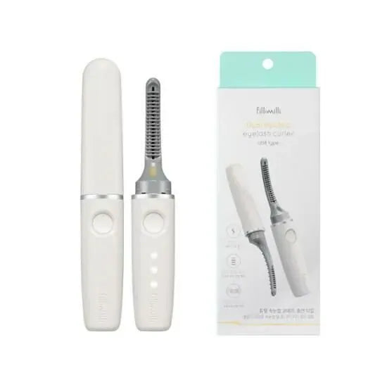Fillimilli Dual Heated Eyelash Curler White USB Type