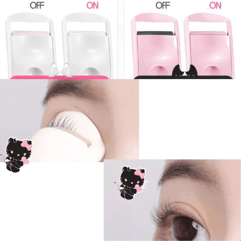 Fillimilli加热睫毛夹充电式加宽版恶魔Hello Kitty