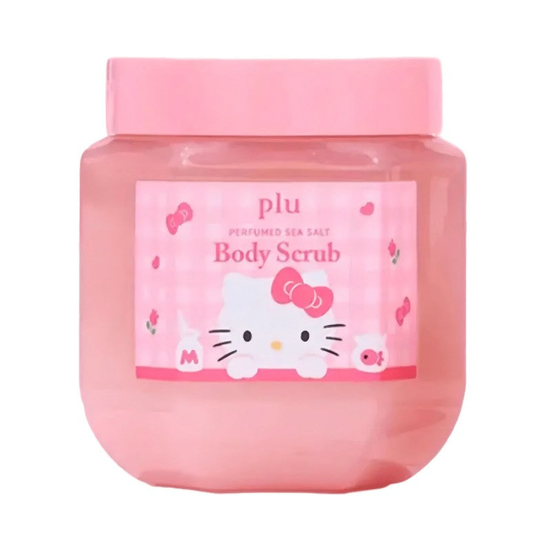 Plu x Hello Kitty Perfumed Sea Salt Body Scrub Woody Floral 600g