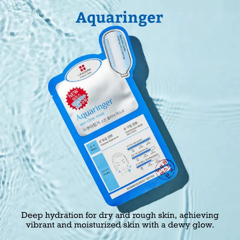Leaders Insolution Aquaringer Skin Clinic Mask 10pcs