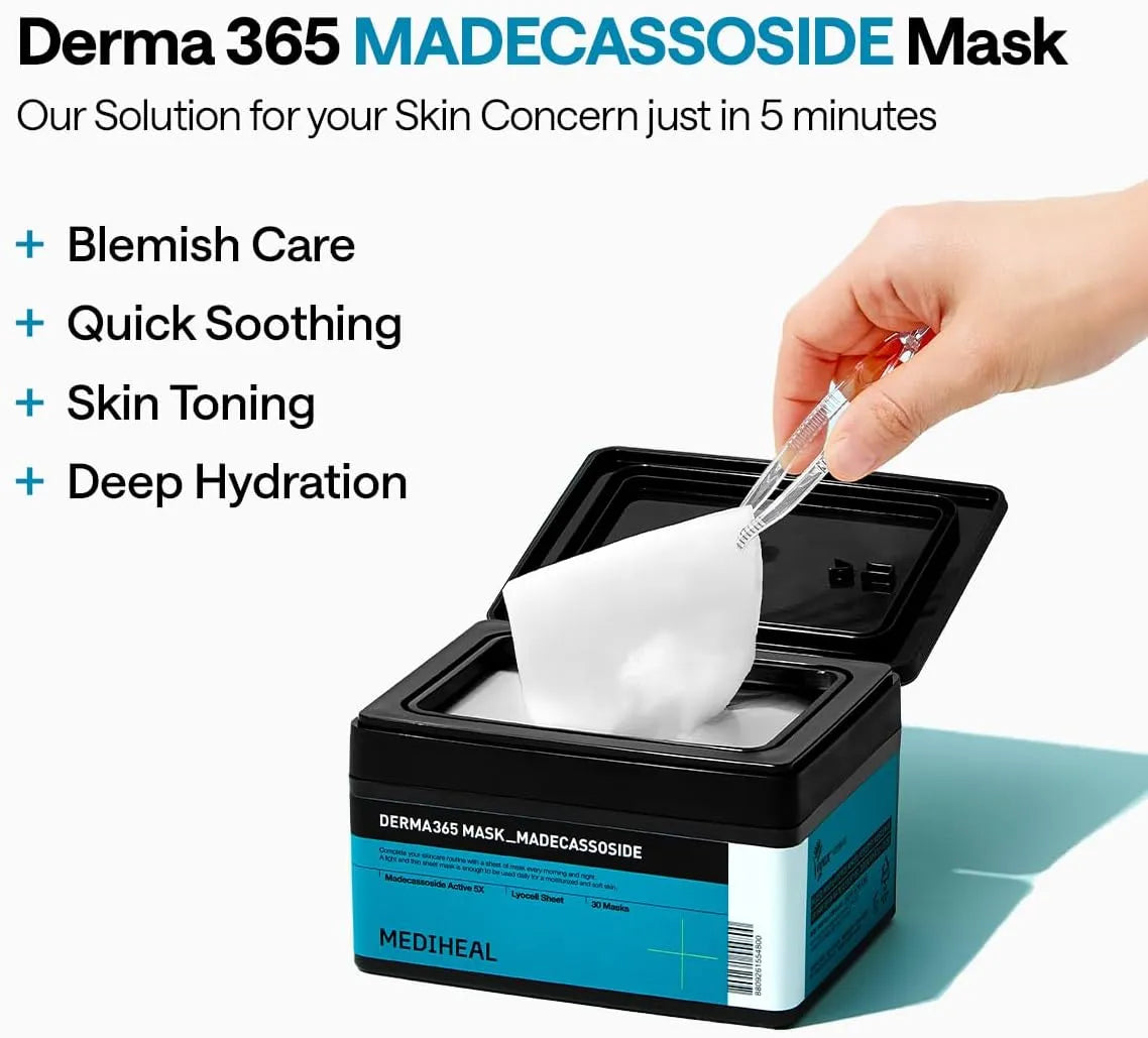 Mediheal Derma 365 Madecassoside Mask 30pcs
