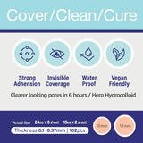 Olive Young Care Plus Honey Overnight Acne & Pimple Spot Patch 84pcs