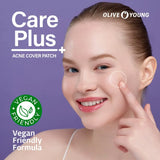 Olive Young Care Plus Honey Overnight Acne & Pimple Spot Patch 84pcs