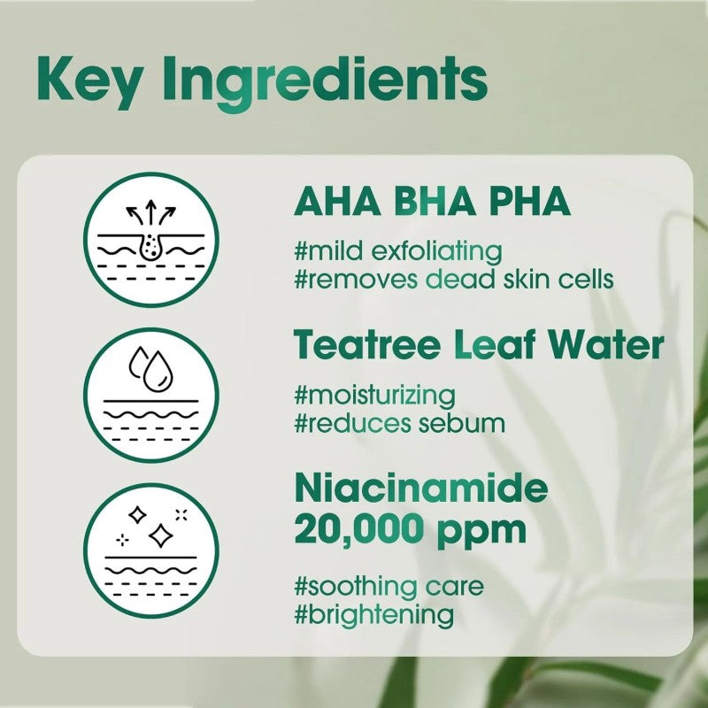 Some By Mi茶树三酸AHA BHA PHA爽肤水温和舒缓 150ml