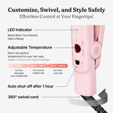 Vodana Mini Flat Iron Small Hair Straightener Pink