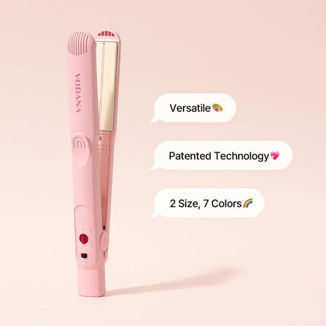 Vodana Mini Flat Iron Small Hair Straightener Pink
