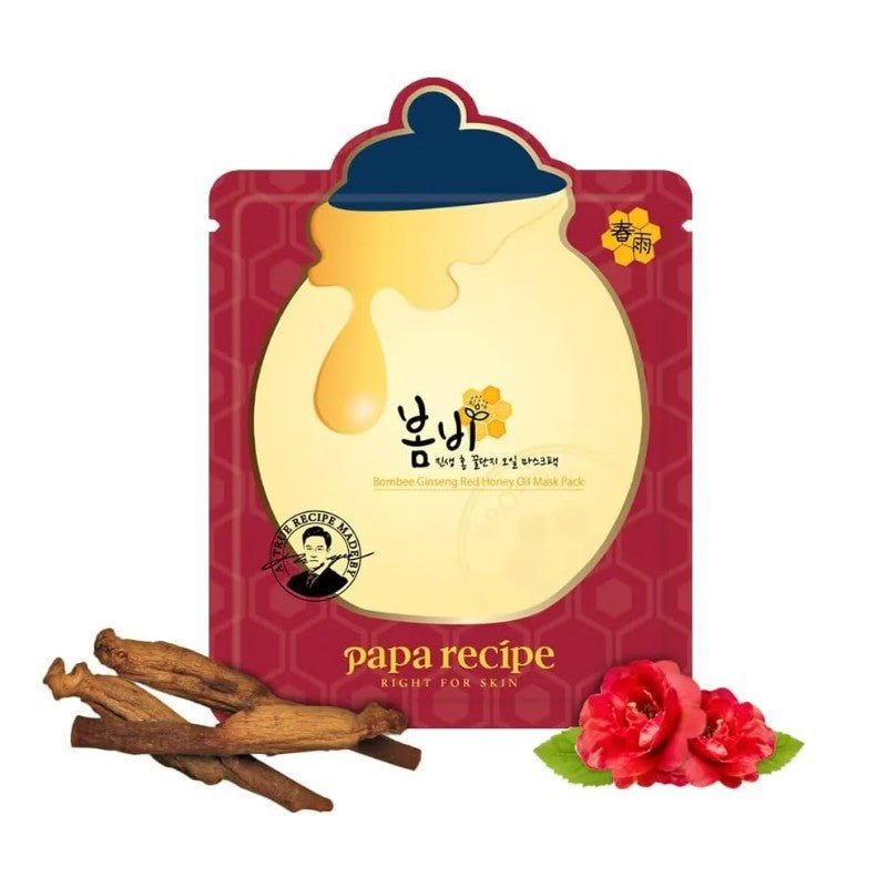 Papa Recipe Bombee Ginseng Red Honey Oil Mask Pack