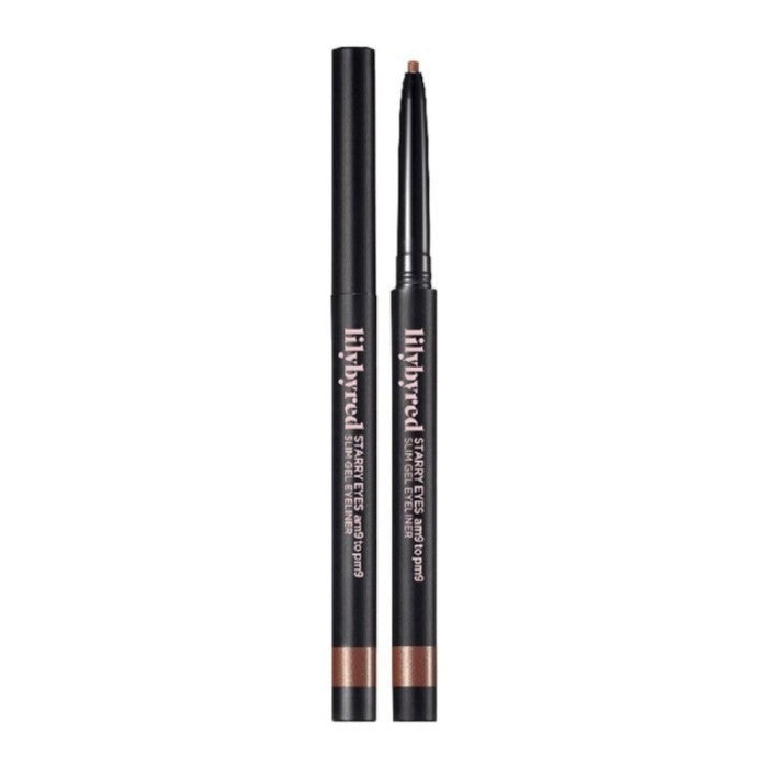 Lilybyred Starry Eyes Am9 To Pm9 Slim Gel Eyeliner #04 Galm Mocha