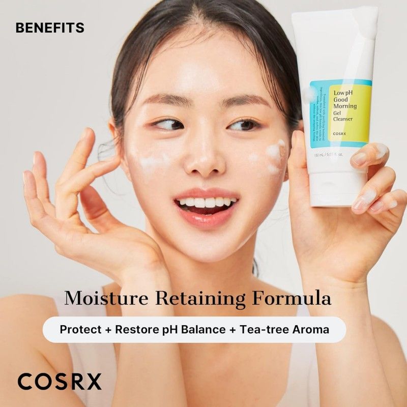 Cosrx珂丝艾丝低PH早安凝胶洁面乳温和清洁保湿 150ml
