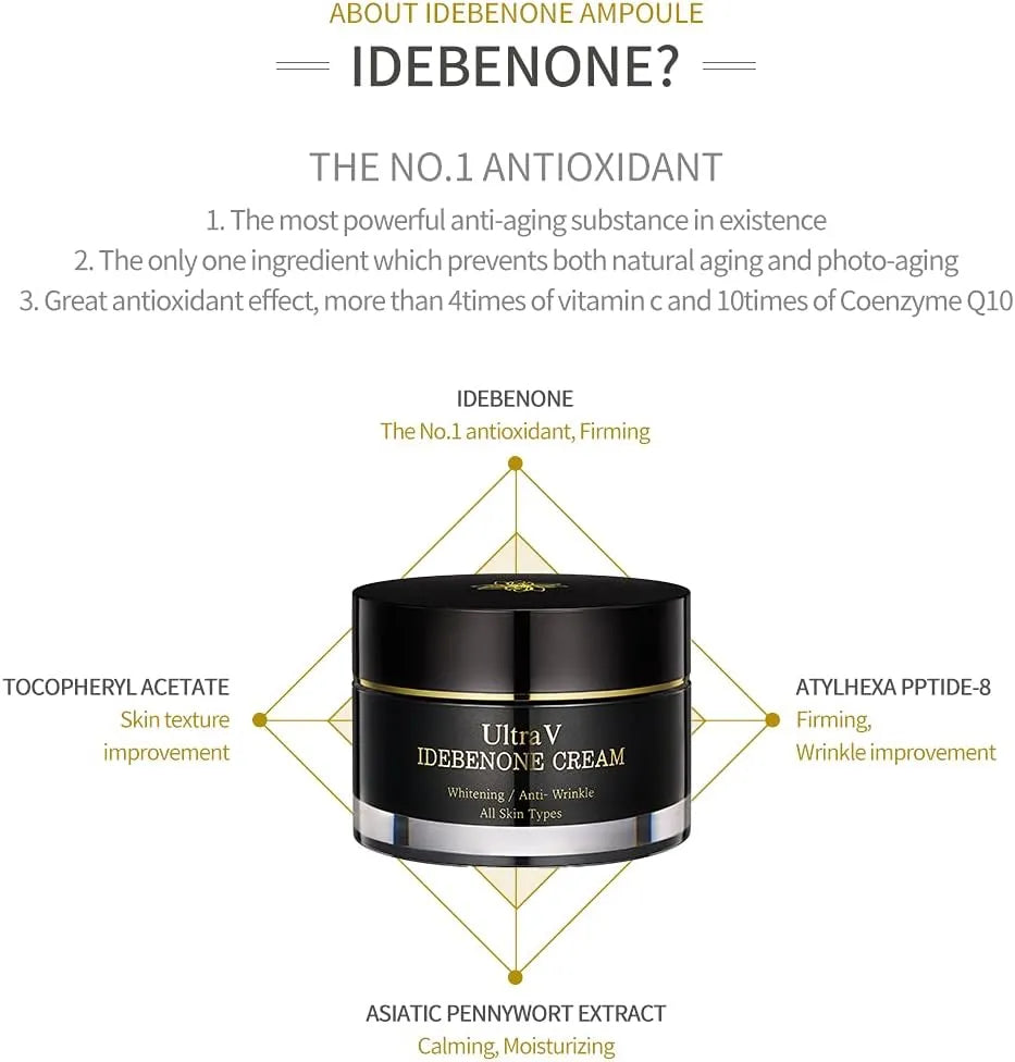 Ultra V Idebenone Cream Whitening Anti-wrinkle  50ml