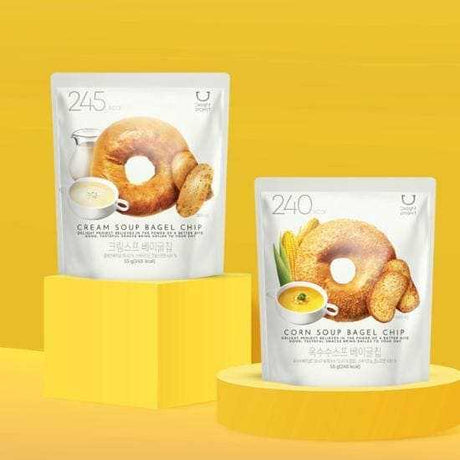 Delight Project低热量贝果片玉米浓汤味 55g 
