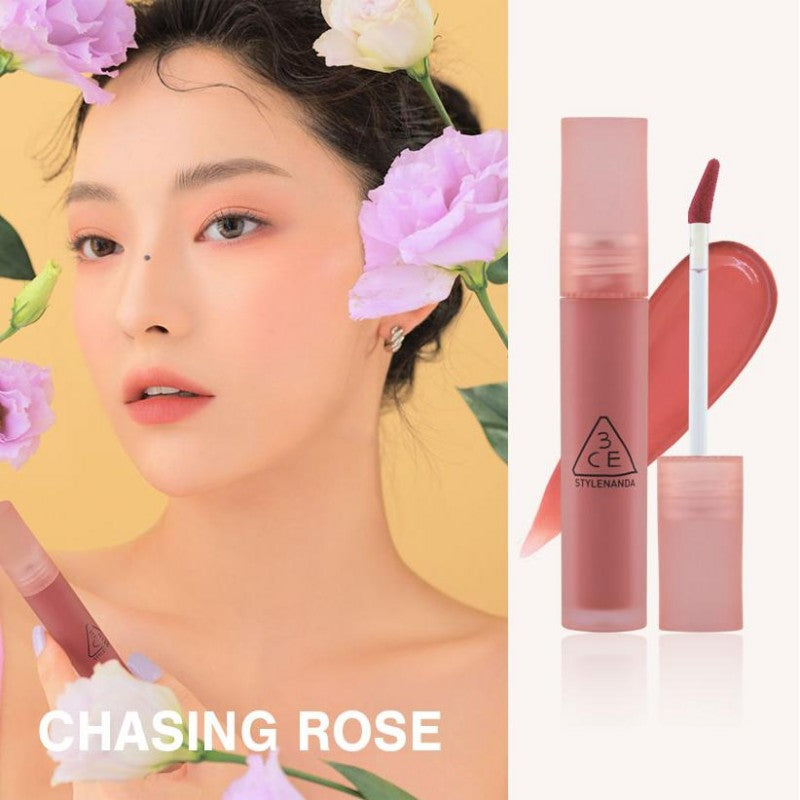 3CE三熹玉水雾唇釉#Chasing Rose