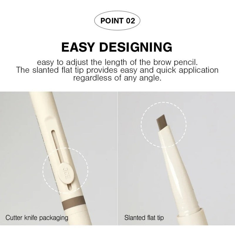 3CE Easy Brow Designing Pencil #E01 LIGHT BLONDE 0.13g