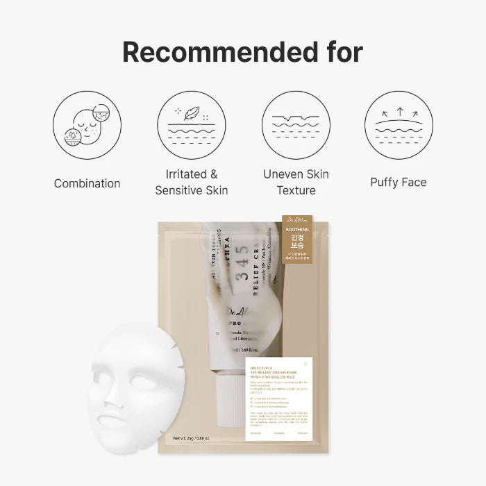 Dr.Althea 345 Relief Cream Mask 4pcs