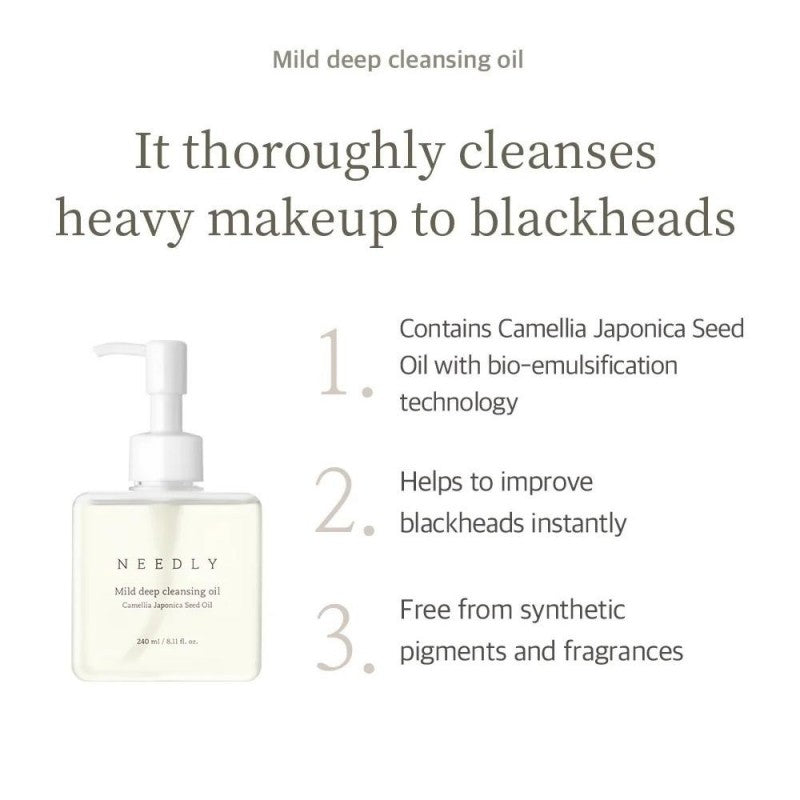 Needly Mild Deep Cleansing Oil 240ml