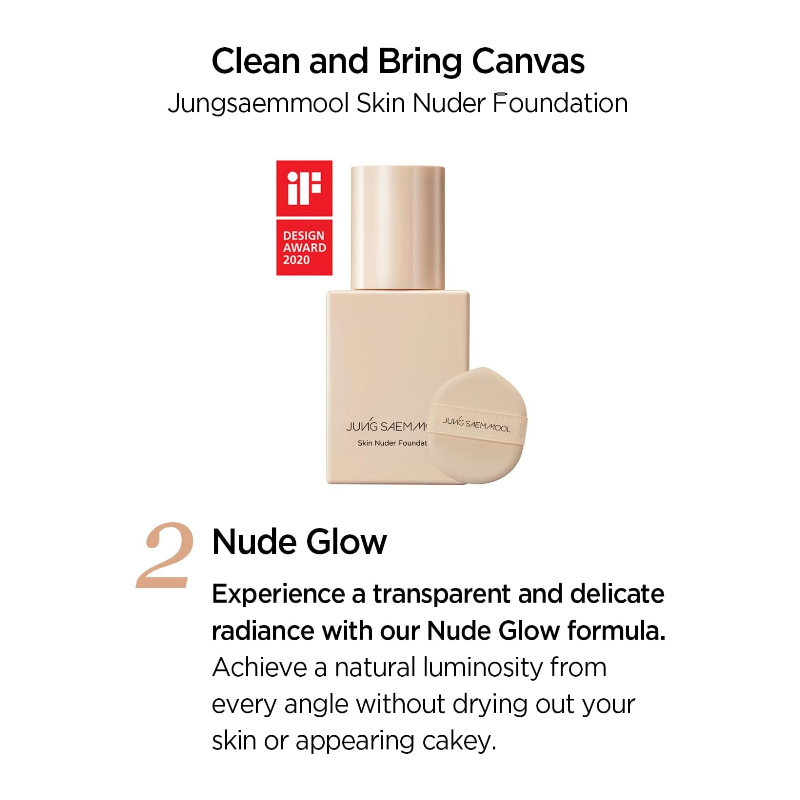 Jung Saem Mool郑瑄茉光感清透粉底液#Light 30ml