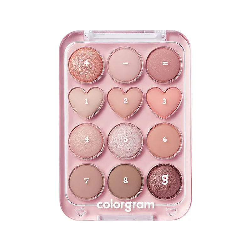 Colorgram Pint Point Eyeshadow Palette #01 Peach + Coral = Love