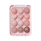 Colorgram Pint Point Eyeshadow Palette #01 Peach + Coral = Love