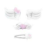 Fillimilli Hair Clip Set Angel Hello Kitty 4pcs
