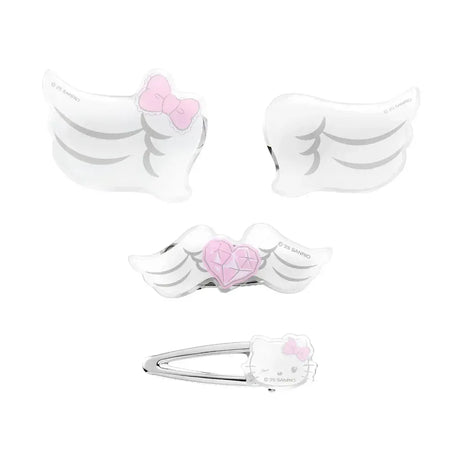 Fillimilli Hair Clip Set Angel Hello Kitty 4pcs