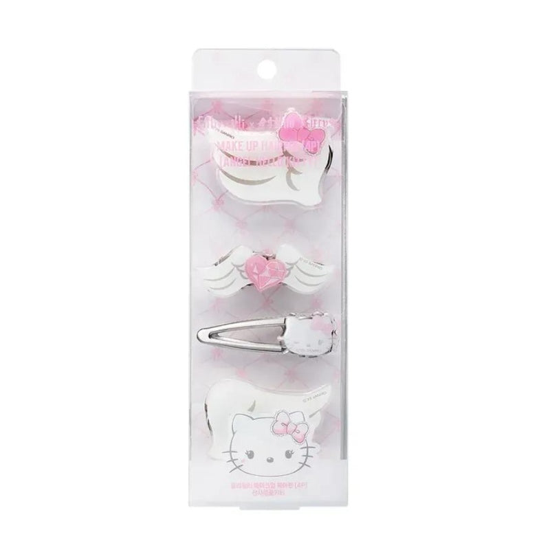 Fillimilli Hair Clip Set Angel Hello Kitty 4pcs