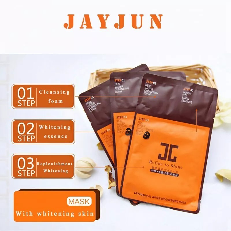 JayJun Real Water Brightening Black Mask 1pcs