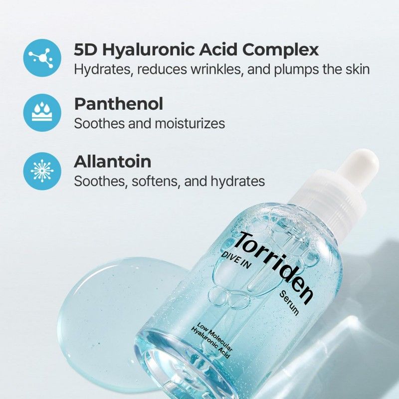 Torriden桃瑞丹低分子玻尿酸精华补水保湿 50ml