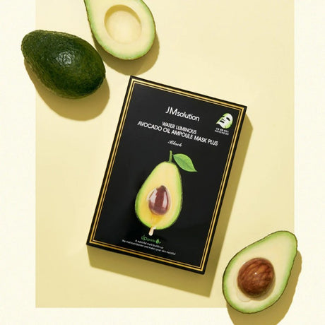 JM Solution Water Luminous Avocado Oil Ampoule Mask 10pcs